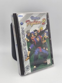 Virtua Fighter 2 Sega Saturn Authentic Complete CIB w/ Cracked Case Video Game