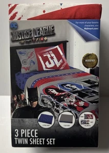 Franco Manufacturing Co DC Justice League 3-teiliges Doppelblatt-Set - Bild 1 von 3
