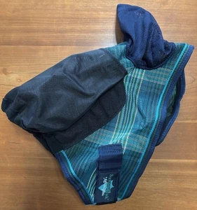 Kensington Uviator 90% UV Horse Fly Mask with Soft Ears - XLARGE - Emerald - Picture 1 of 5