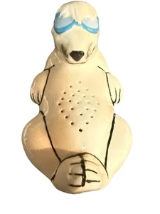 Vintage Mid Century Modern Keramik Eisbär Kühlschrank Backpulver Halter - Bild 1 von 5