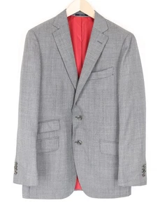 Suitsupply Sienna Blazer UK38R Homme Super 130's Laine Gris Einreihige - Bild 1 von 7