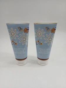 (Lot Of 2) Frosted Citrus Bouquet Body Scrub Limited Edition Sealed - Picture 1 of 13