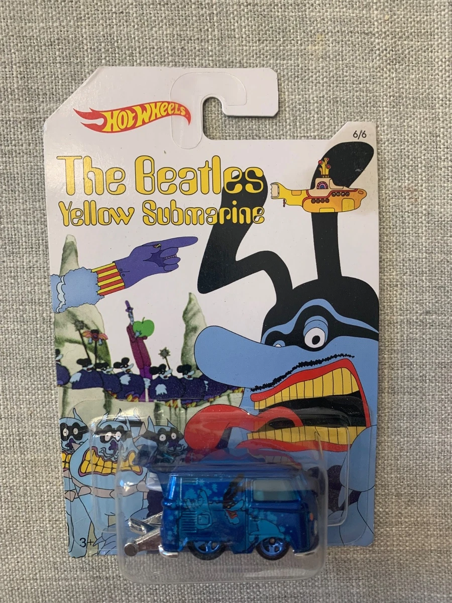 Hot Wheels The Beatles Yellow Submarine Auto 1:64 – Limitierte Edition, Zufälliges Fahrzeug