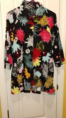 Chaqueta Floral Boho Chic Pequeña Foto 1 de 4