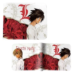 L LAWLIET Death Note 4 Zoll Bi Fold Geldbörse (Eru Roraito Anime Kreditkarte) - Bild 1 von 2