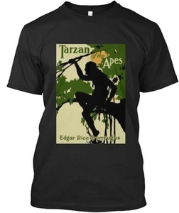 Camiseta Tarzán Cubierta Libro Hecha en EE. UU. Talla S a 5XL - Imagen 1 de 3