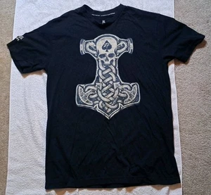 Camiseta para hombre Zero Foxtrot talla XL Afterlife Club nórdico vikingo calce ajustado - Imagen 1 de 6