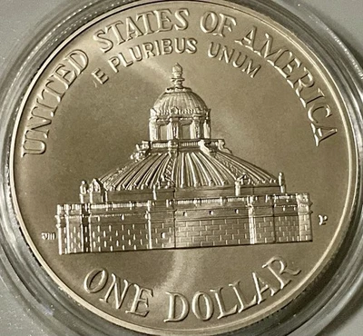 2000-P 90% Silver Dollar Coin $1 - US Mint Certified Boxed Coin UNC - Image 1 of 4