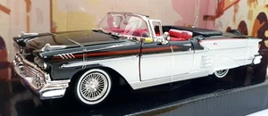 Motor Max 1/24 Scale 79025 - 1958 Chevy Impala - White/Black - Picture 1 of 5
