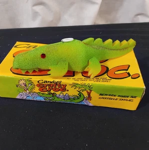 Vintage Candies Crafty Croc Stonge Wind Up Crocodile with Box, Rare Collectable - Picture 1 of 6