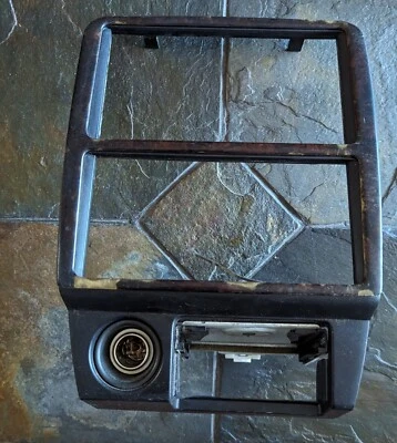 OEM 1997-2001 Toyota Camry XLE Wood Grain Radio Climate Center Console Dash Trim - Image 1 of 4