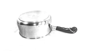 Vintage K.D. Cacerola Gourmet de 2 cuartos de galón de tres capas de acero inoxidable 18-8 Corea sin tapa - Imagen 1 de 3