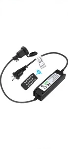 Outdoor Dimmer for String Lights Max 360W, Timer Switch(6H&8H) Auto Daily Cycle, - Picture 1 of 10