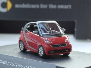 Busch Smart Fortwo Cabrio, rot met. - C81Q - 1:87 - Picture 1 of 6