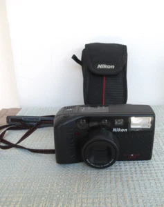 Nikon Zoom Touch 600 | 35mm film camera | Point & Shoot | Black Tested Working - Picture 1 of 11