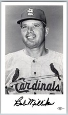 1965 St. Louis Cardinals Photocards Bob Milliken