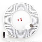 3x 10ft White Data Sync/Charging cable for iPhone 3/3g/3gs/4/4g/4s iPod touch