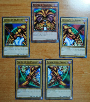Yu-Gi-Oh! SET COMPLETO EXODIA IL PROIBITO (MINT) ® LDK2-IT ® Italiano - Immagine 1 di 2