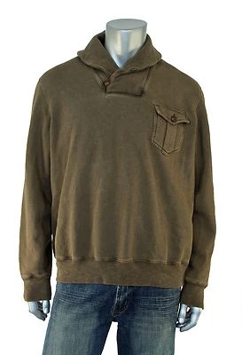 Ralph Lauren RRL Vintage Vellón Chal Cuello Suéter Sudadera S Nuevo $225 Foto 1 de 3