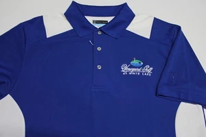 PGA TOUR AIRFLUX POLY GOLF SHIRT--L--VINEYARD GOLF /WHITE LAKE--PERFECT!!--NWOT - Picture 1 of 1