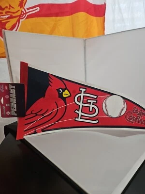 ST. LOUIS CARDINALS PREMIUM QUALITY PENNANT 12"X30" BANNER 2009 Rico industries  - Image 1 of 4