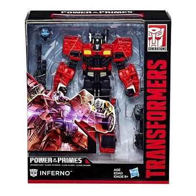 TRANSFORMERS GENERATIONS POWER OF THE PRIMES VOYAGER CLASS AUTOBOT INFERNO - Image 1 of 4