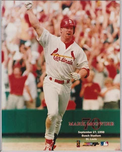 Mark McGwire/Cardinals "70" MLB Officially Licensed Photo File 8X10 Glossy Photo - Picture 1 of 3