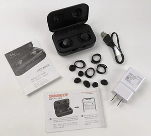Wireless Bluetooth Earbuds Aminy U-Air6 Sport Earphones with Charger NEW Sealed - Picture 1 of 11