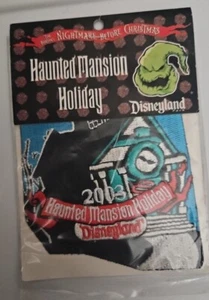 Disneyland HAUNTED MANSION Holiday Nightmare Before Christmas 2003 Sew on PATCH - Picture 1 of 2