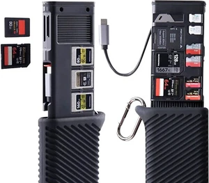 PGYTECH Createmate CFexpress Type B Card Reader 12 in 1 Card Case USB3.2 Gen 2 - Picture 1 of 7