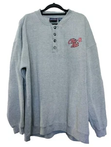Vintage 90s Ohio State Pullover Sweater Crable Sportswear Mens 4 Button Jumper  - Picture 1 of 4