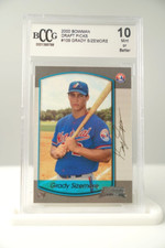 2007 Bowman Heritage Rainbow Foil Singles Card #109 Grady Sizemore BCCG 10 MINT