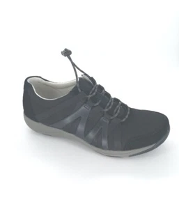 1896 Dansko Womens Henriette Black Walking Shoes Size 39 EU 8.5-9 US