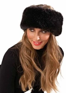 New Ladies Russian "FOX " Faux Fake Fur Hat HeadBand Winter Earwarmer Hat - Picture 1 of 11
