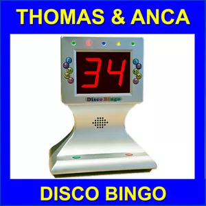 Bingo Machine Disco Bingo with Music & Lights 1-90 & 1-75 Family Bingo Party - Picture 1 of 7