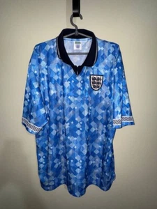 England Third football shirt 1990 - 1992 rare replica Score Draw mens XXL jersey - Picture 1 of 8