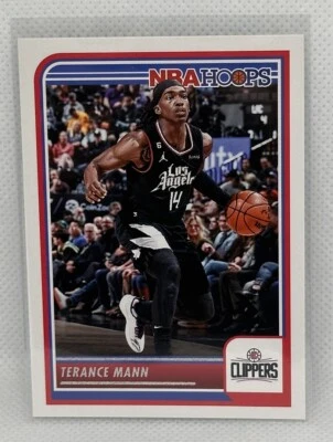Terance Mann 2023-24 Panini NBA Hoops #130 Los Angeles Clippers - Image 1 of 2