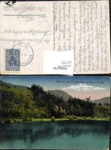 677193,Stausee m. Frauenstein bei Klaus Molln Bahnpost Selzthal Linz Zug 235 - Picture 1 of 1