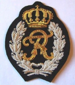 BLAZER LINGOTES DORADOS BORDADO HECHO A MANO INSIGNIA DE LUJO [NUEVO] - Imagen 1 de 1