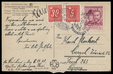 Switzerland No. p54+59 including Letter (1573012816)