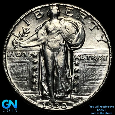 1930 P Standing Liberty Quarter #E0561 Cover