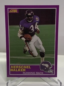 1989 Score Supplemental Herschel Walker #331S Vikings Nm/mt - Picture 1 of 2