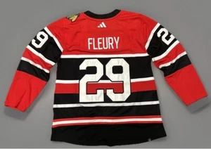 Adidas Chicago Blackhawks Retro Authentic Marc Andre Fleury Jersey XL Size 54 - Picture 1 of 6