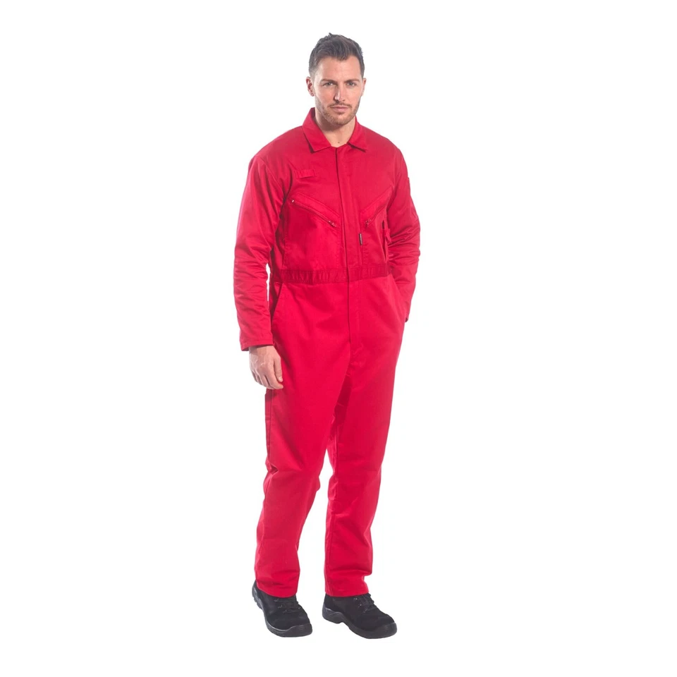 Portwest C813 Liverpool Lightweight Safety Coverall 2 Way Zipper - Image 1 of 4