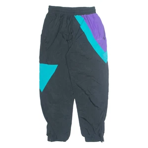 EAGLE Boys Track Pants Black Tapered L W22 L23 - Picture 1 of 6