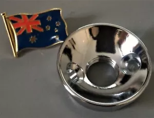"Fender Telecaster" NEW screw-in style jack socket cup,Chrome, NEW, FREE POSTAGE - Picture 1 of 4