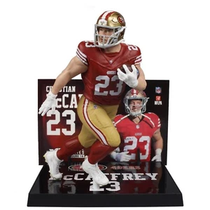 McFarlane Christian McCaffrey San Francisco 49ers NFL 7 pulgadas Figura Legacy - Imagen 1 de 14