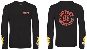 Hells Angels Support 81 LONGSLEEVE, SUPPORT 81 SAARBRUECKEN, NEU schwarz - Bild 1 von 3