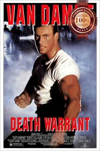 DEATH WARRANT 1990 90s ORIGINAL OFFICIAL CINEMA MOVIE PRINT PREMIUM POSTER - Imagen 1 de 6