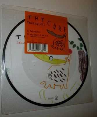 THE CURE taking off 2004 UK 7" PICTURE DISC rare non-LP B-Side goth siouxsie xtc - Image 1 of 4